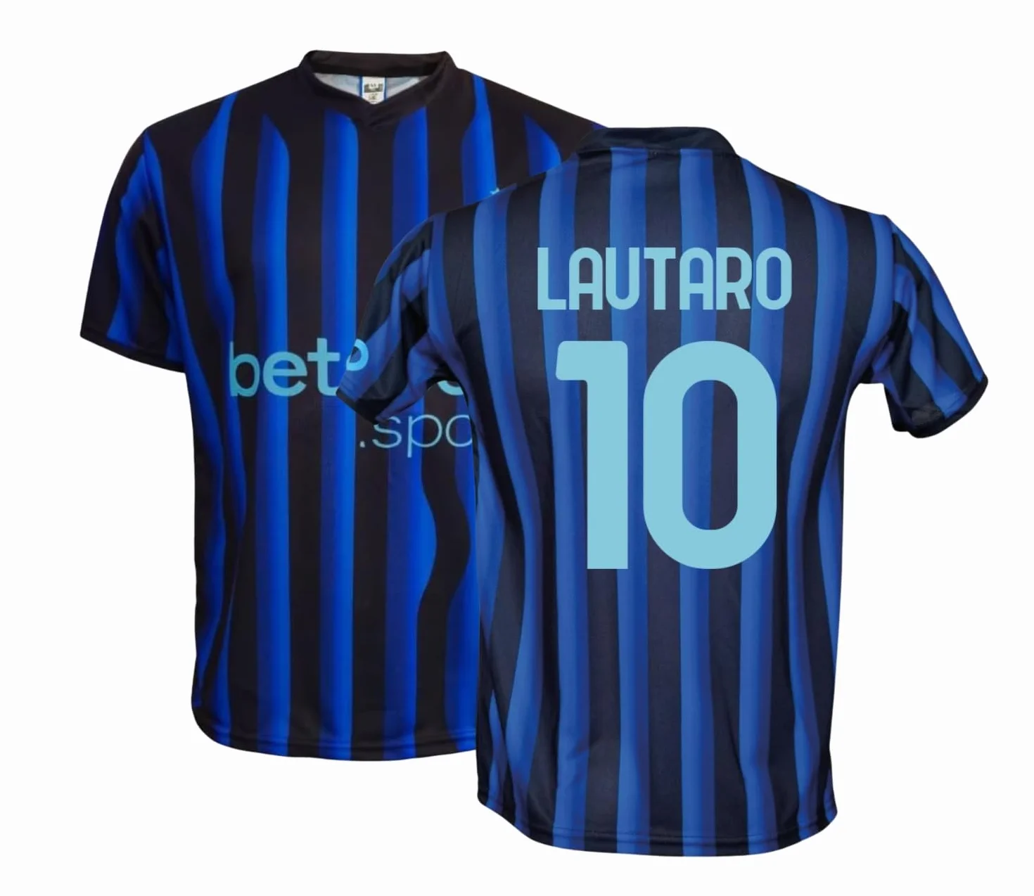 Maglia Inter Lautaro Martinez 10 Replica Ufficiale Autorizzata 2025-2026 Bambino (Taglie-Anni 2 4 6 8 10 12) Adulto (S M L XL XXL)
