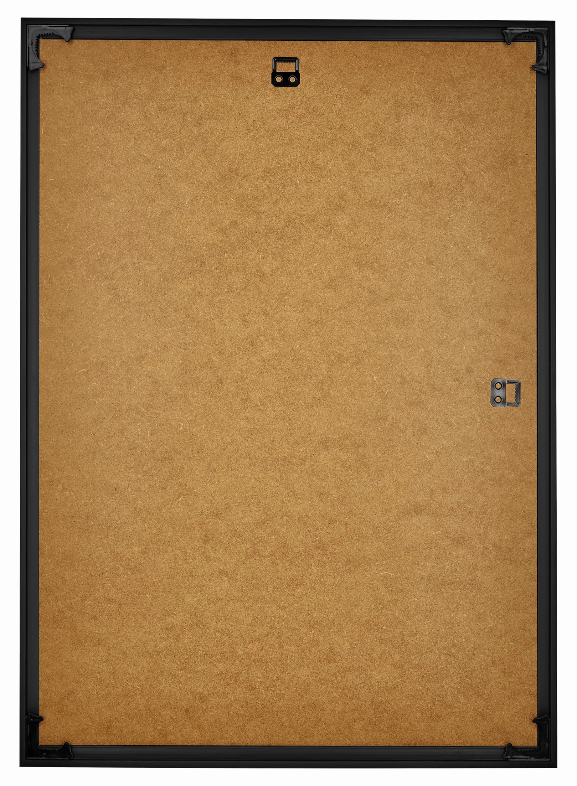 Cornice 68x98 cm - Nero Opaco - Cornice per foto in Plastica con vetro plastico Antiriflesso - Cornice portafoto 68x98 cm - Easy