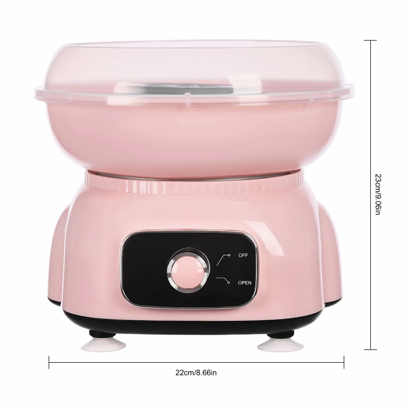 Macchina per la barba da papà per la casa, macchina per la barba di papà, in cotone Candy Maker con 10 bastoncini – Kit completo per fare la barba di papà casa – apparecchio elettrico compleanno