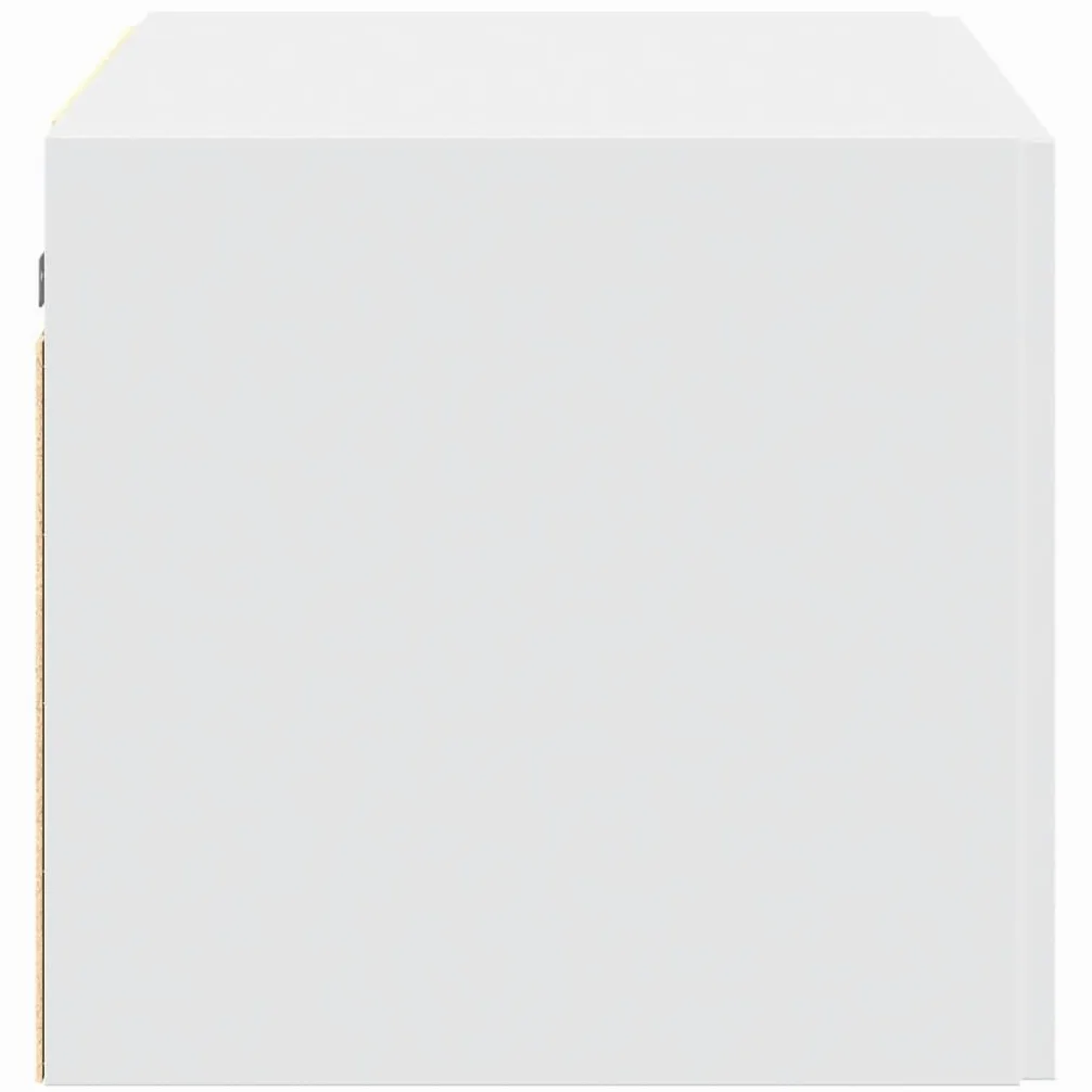 vidaXL Mobile a Parete Bianco 70x42,5x40 cm in Legno Multistrato