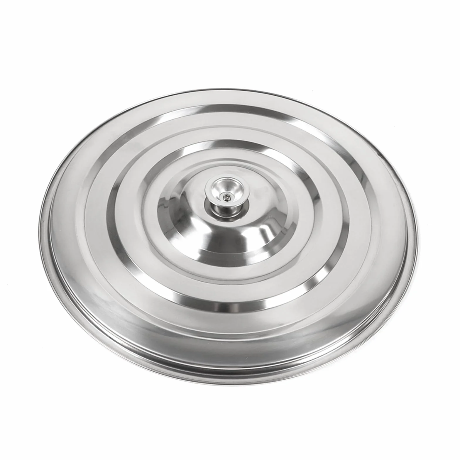Pentola da 50 litri per gastronomia, in acciaio inox, con coperchio per fornelli a gas elettrici, a induzione