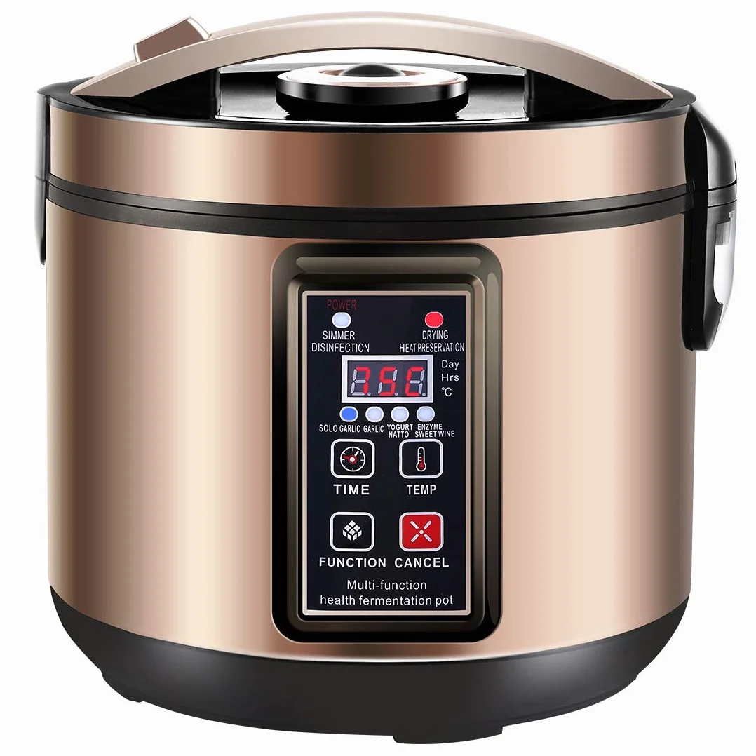 6L Yogurt Maker, Fermentatore di Aglio Nero, Macchina di Kimchi, Produttore di Vino di Riso Dolce Completamente Automatico, Produttore di Natto