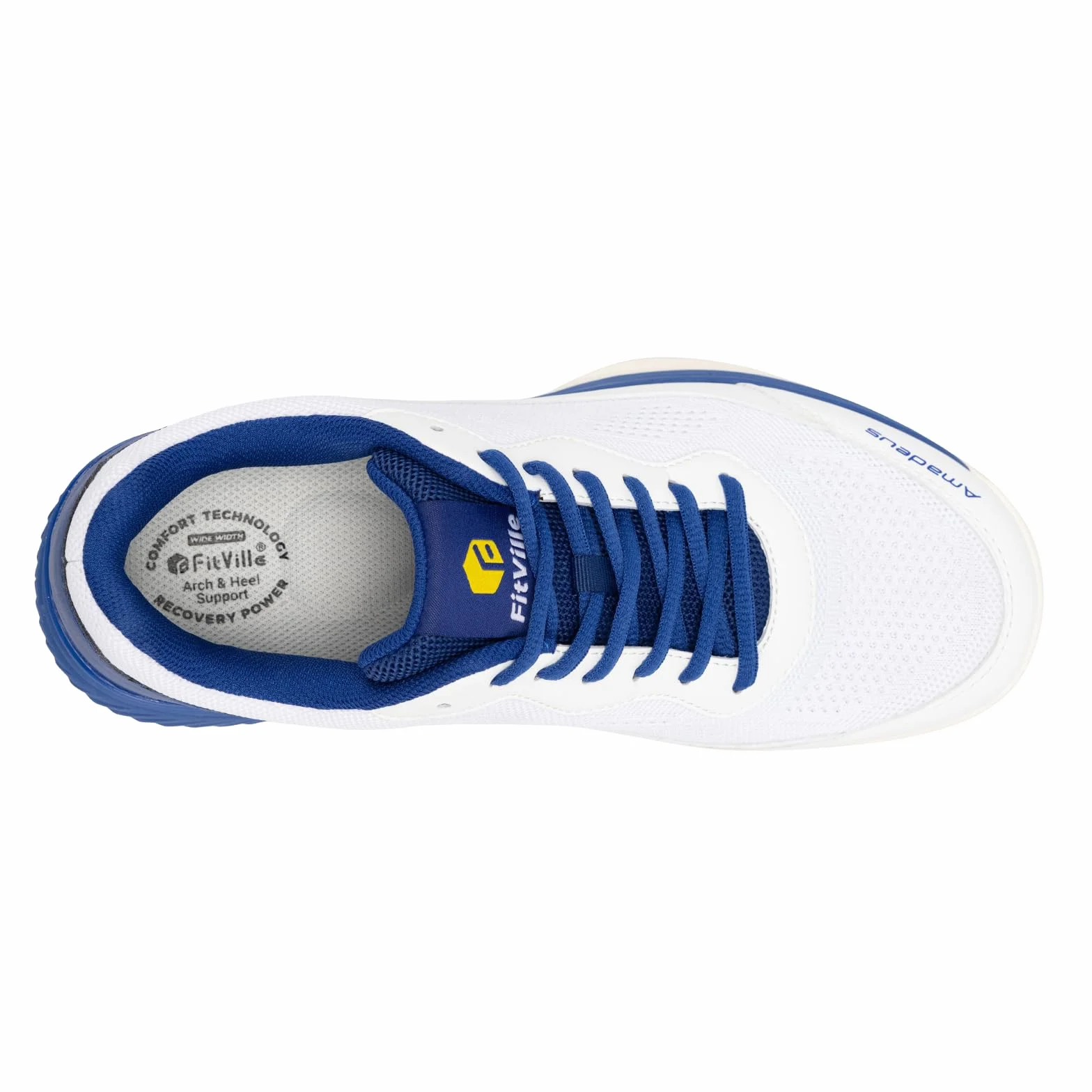 FitVille Buty do Tenisa Męskie Extra Szerokie Antypoślizgowe Badminton Wewnętrzne Oddychające Sneakersy Fitness