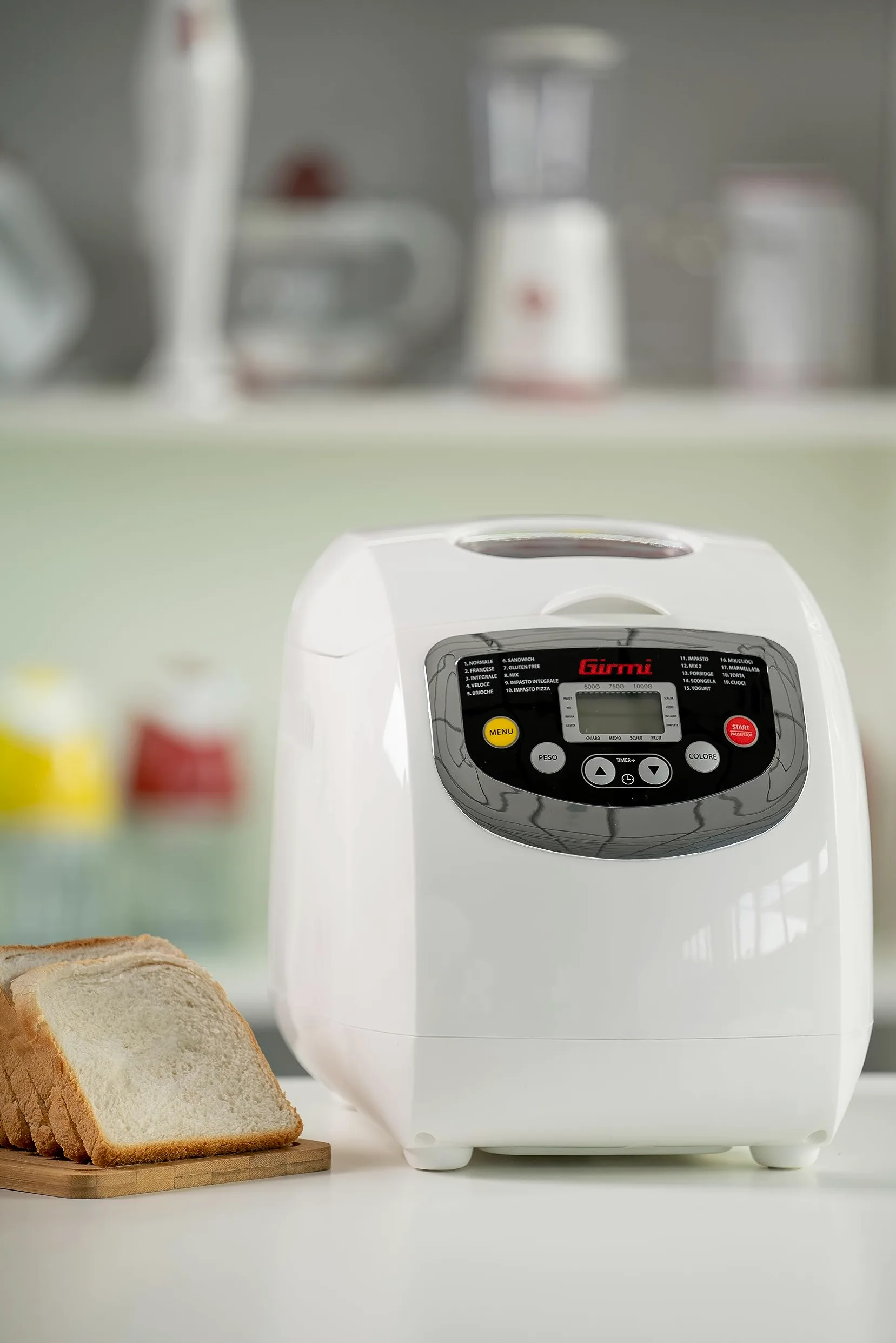 Girmi MP2000 Macchina Del Pane, 1 Kg, 19 Programmi