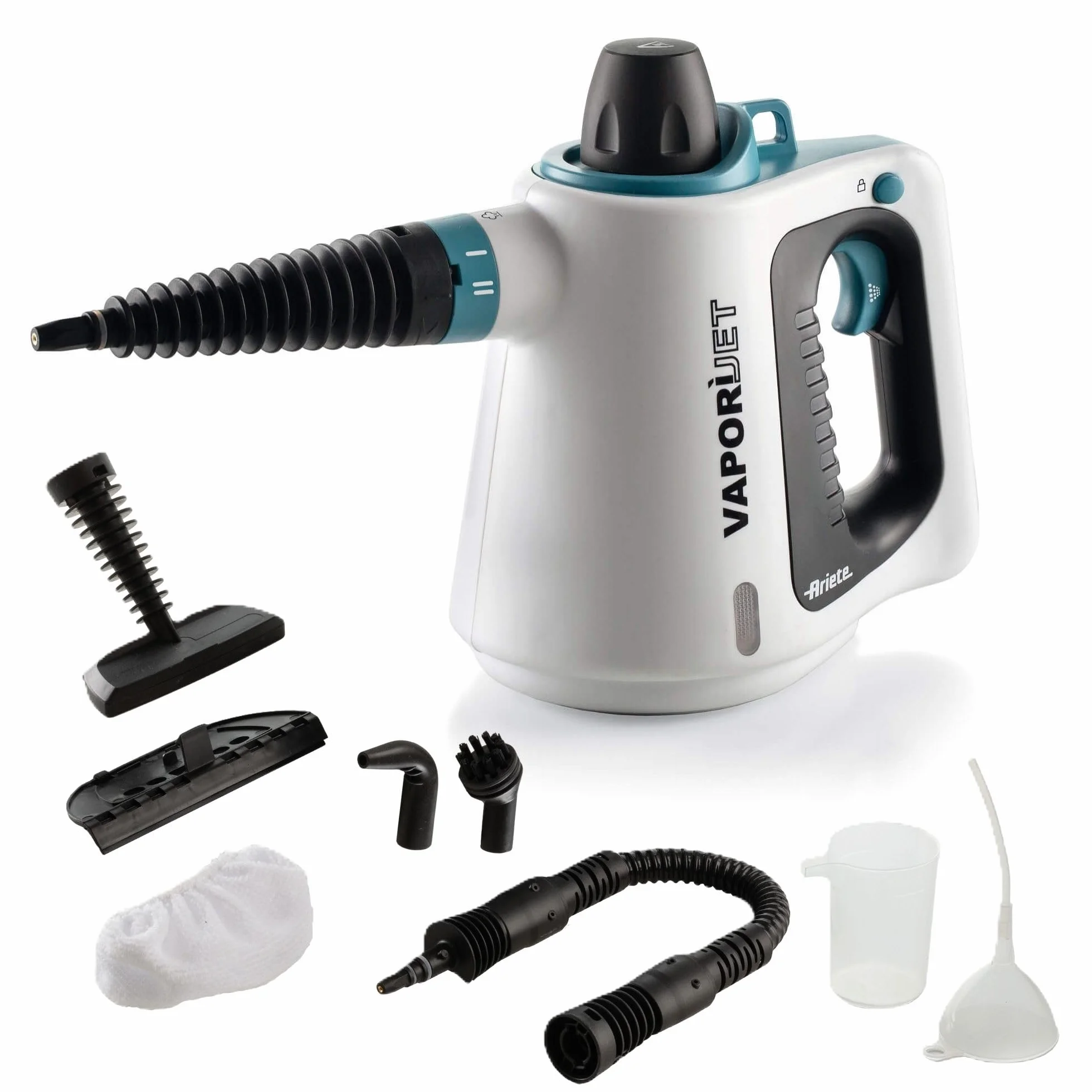 Ariete 4137 Vaporì Jet Pistola a Vapore Caldaia in Alluminio 1050 W 3,5 Bar Bianco