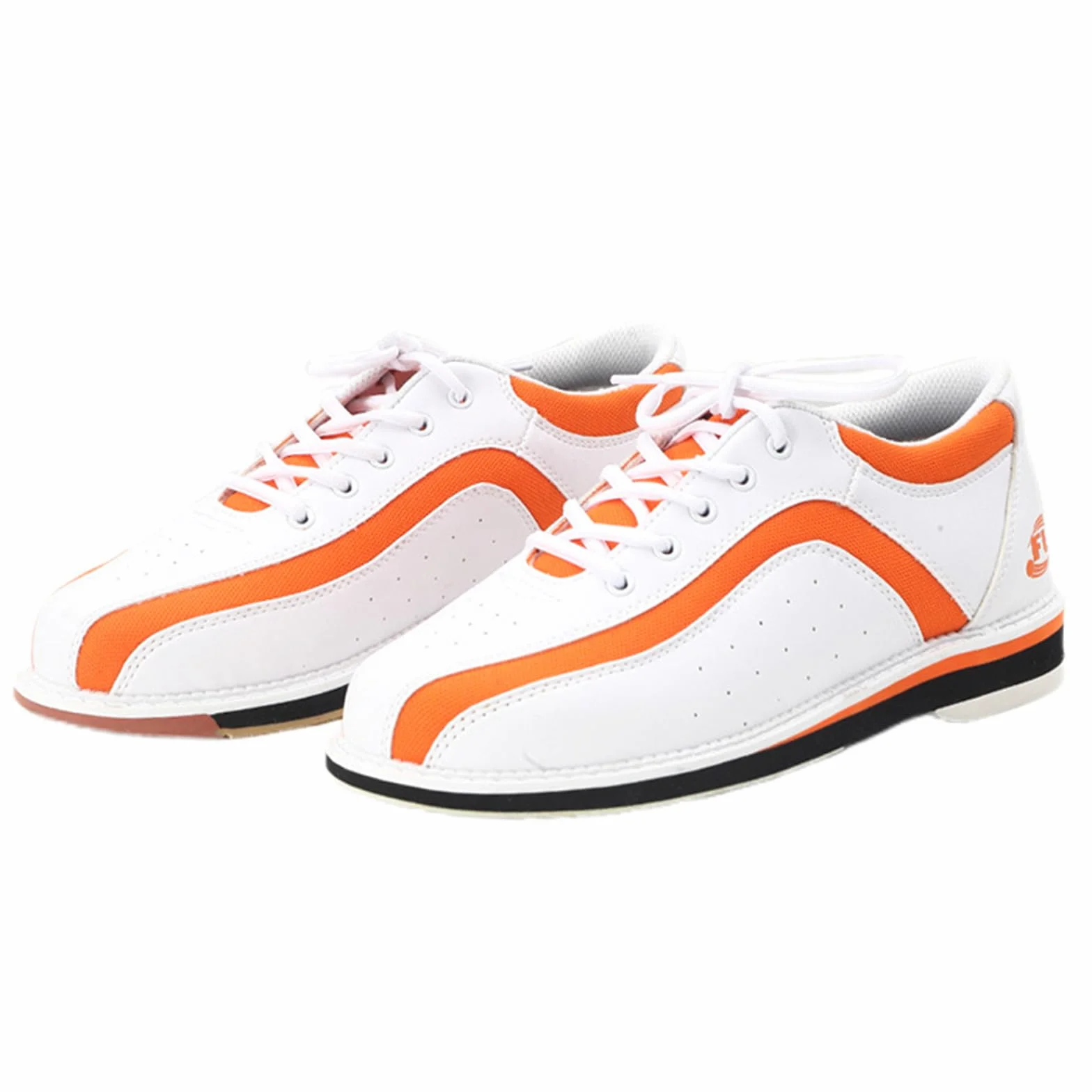 Scarpe da Bowling Unisex Basse con Lacci e Suola Scorrevole per Allenamento Indoor
