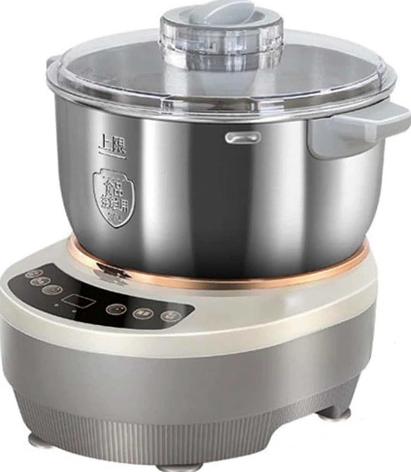 Macchina per impastare con funzione di fermentazione, macchina professionale in acciaio inossidabile con temporizzazione, macchina impastatrice dal design diviso per una facile pulizia