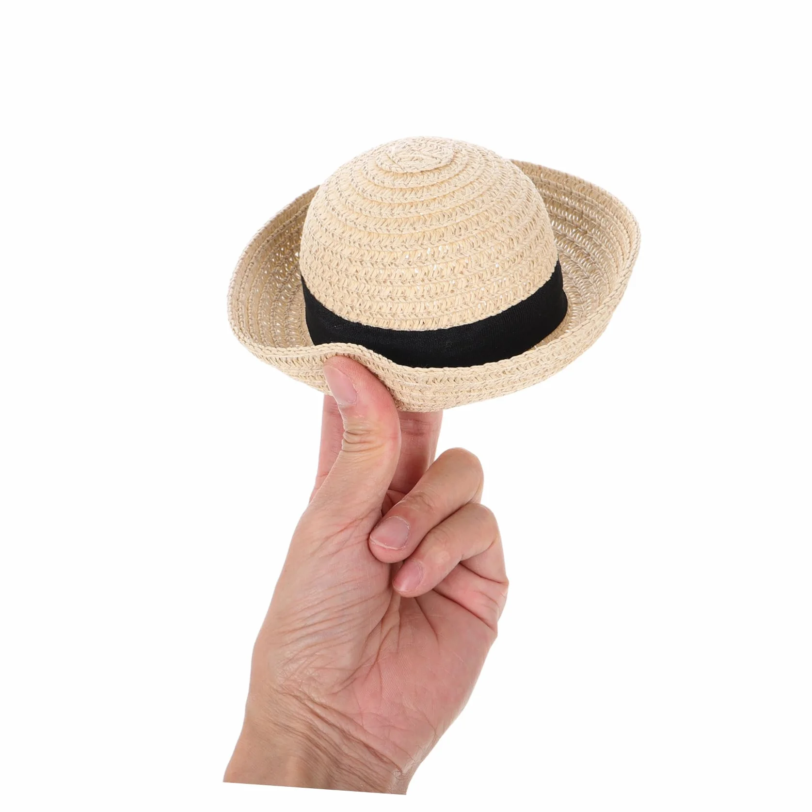 HEMOTON 1Pezzi Cappello per Mini Accessori Chic per Costumi Decorazione per Giardino delle Fate e Casa delle Fatti Mano