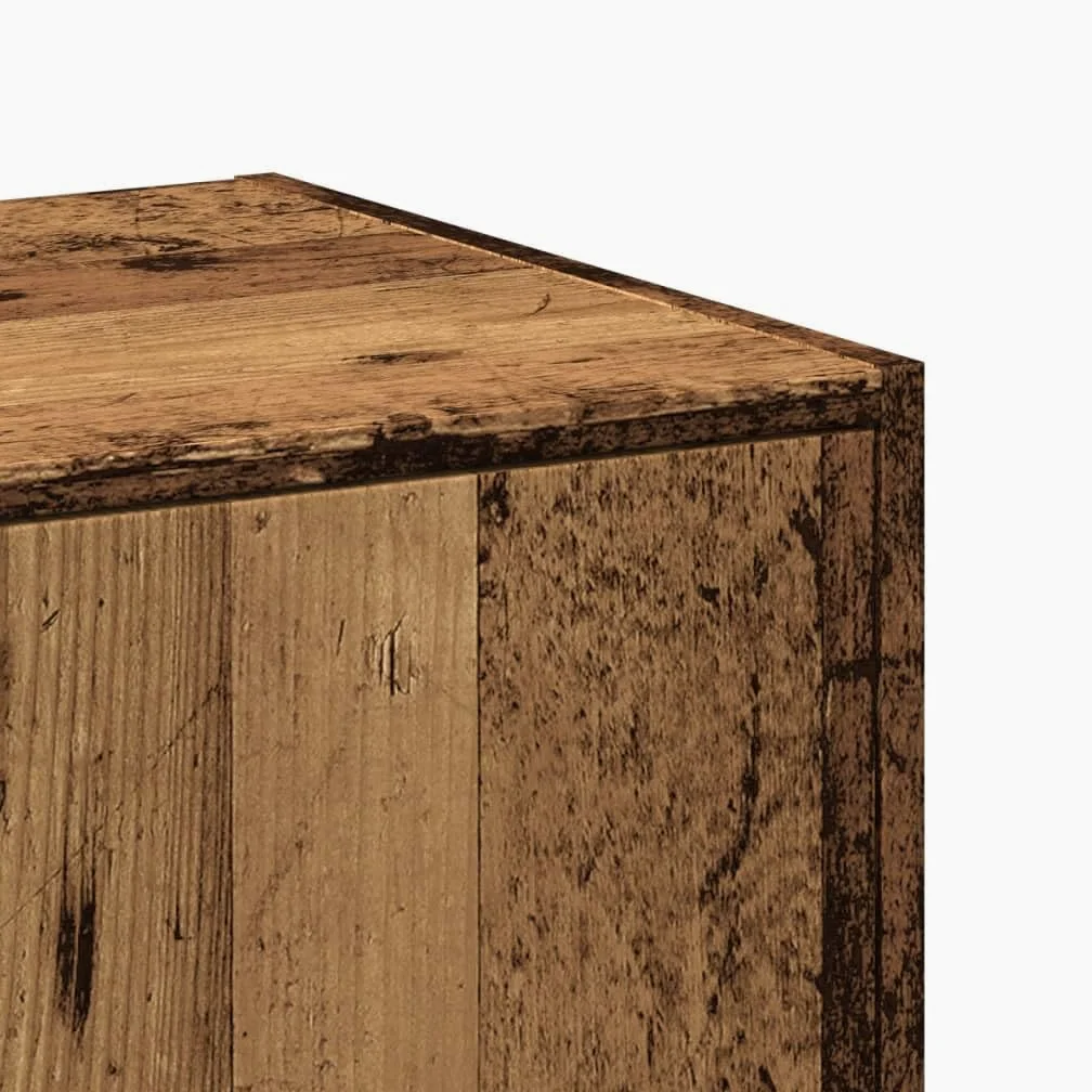 vidaXL Armadietto da Farmacia Legno Vecchio 30x41x144,5 cm Truciolato, Mobile da Farmacia, Arredamento da Farmacia, Mobile con cassetti da Farmacia