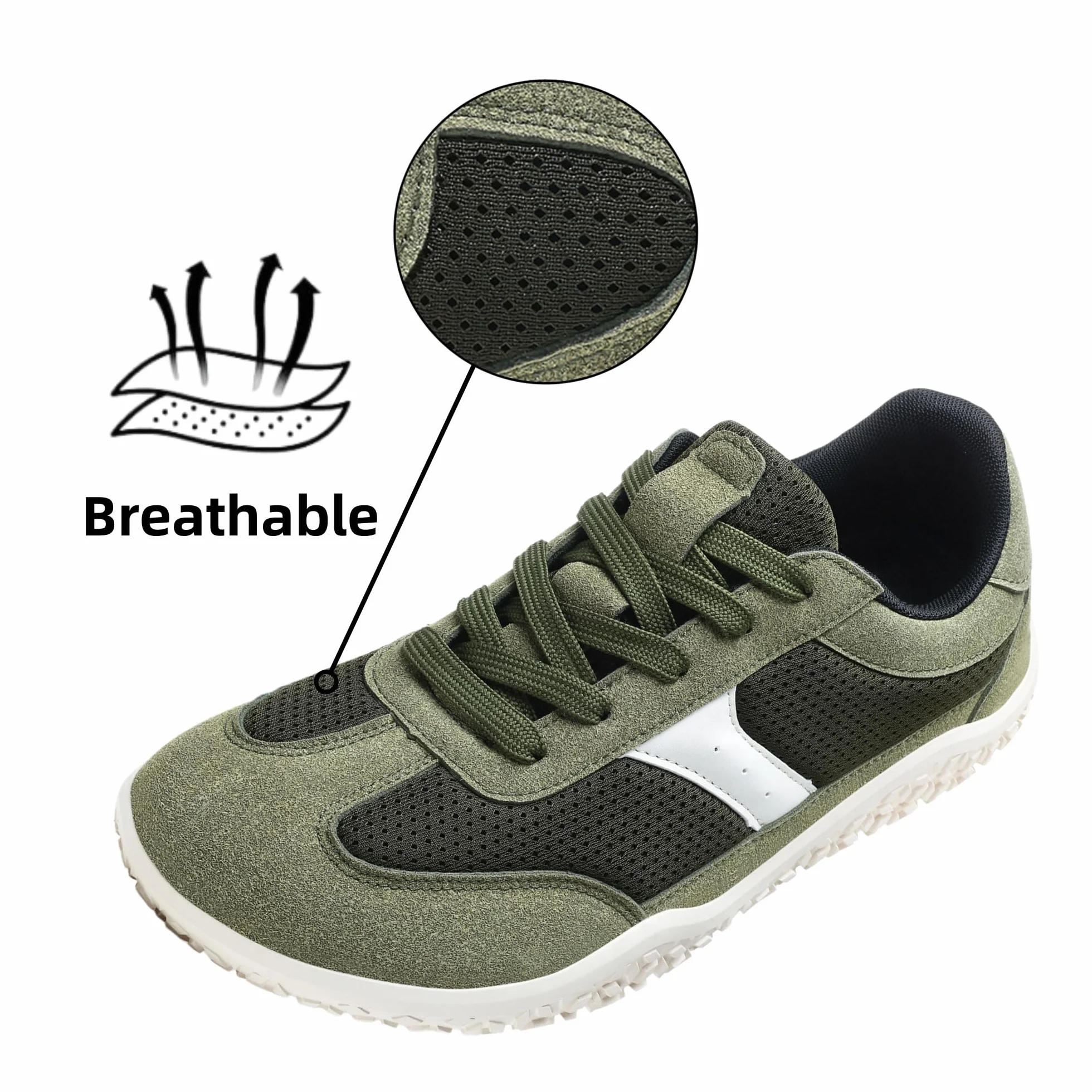 Scarpe da Trail Running Barefoot Meik Mangni Uomo Donna Minimaliste Larga Leggere Traspirante Antiscivolo 36-46 EU