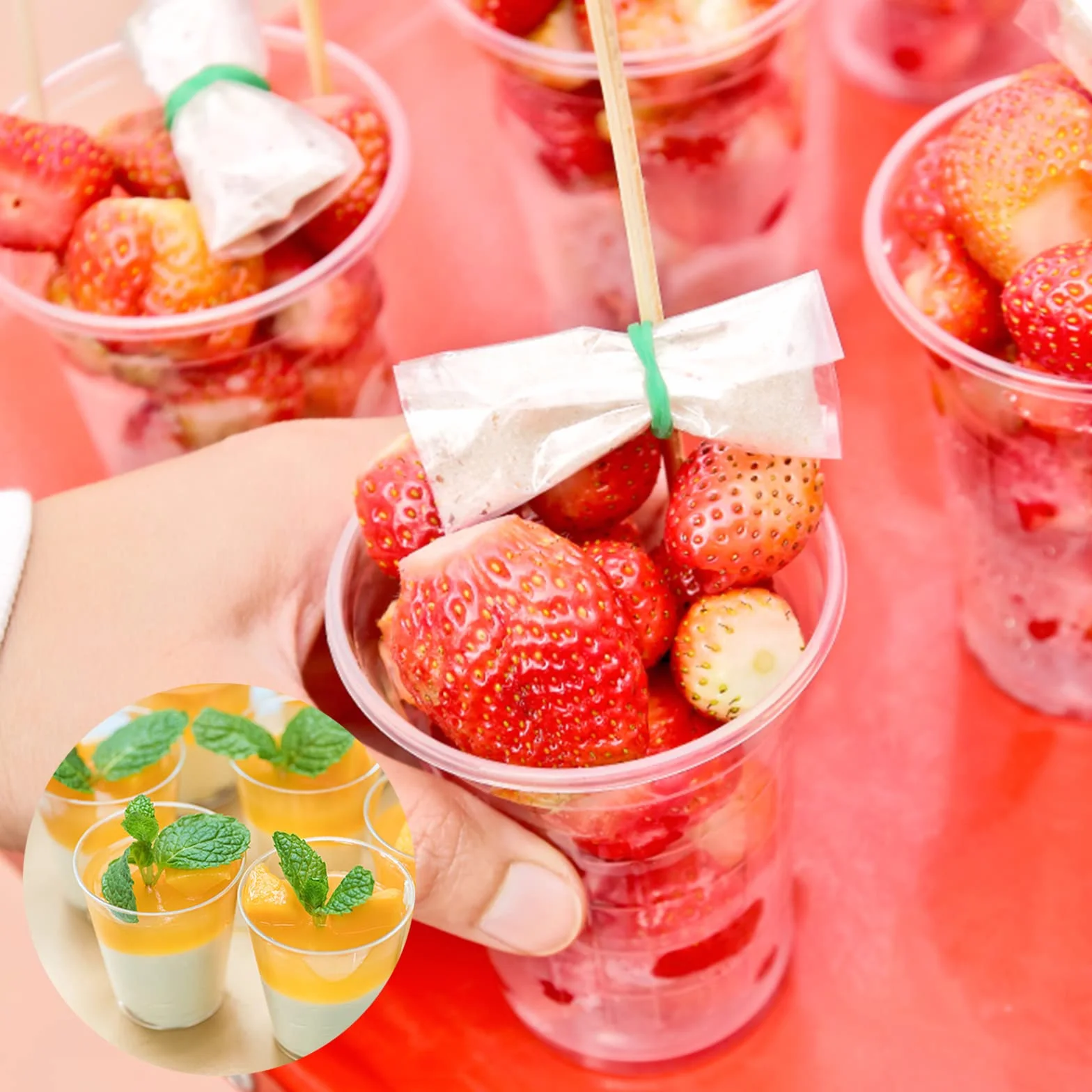 50 Pezzi Bicchieri Plastica Rigida Riutilizzabili 50ML Lavabili Trasparenti per Cocktail Feste Picnic