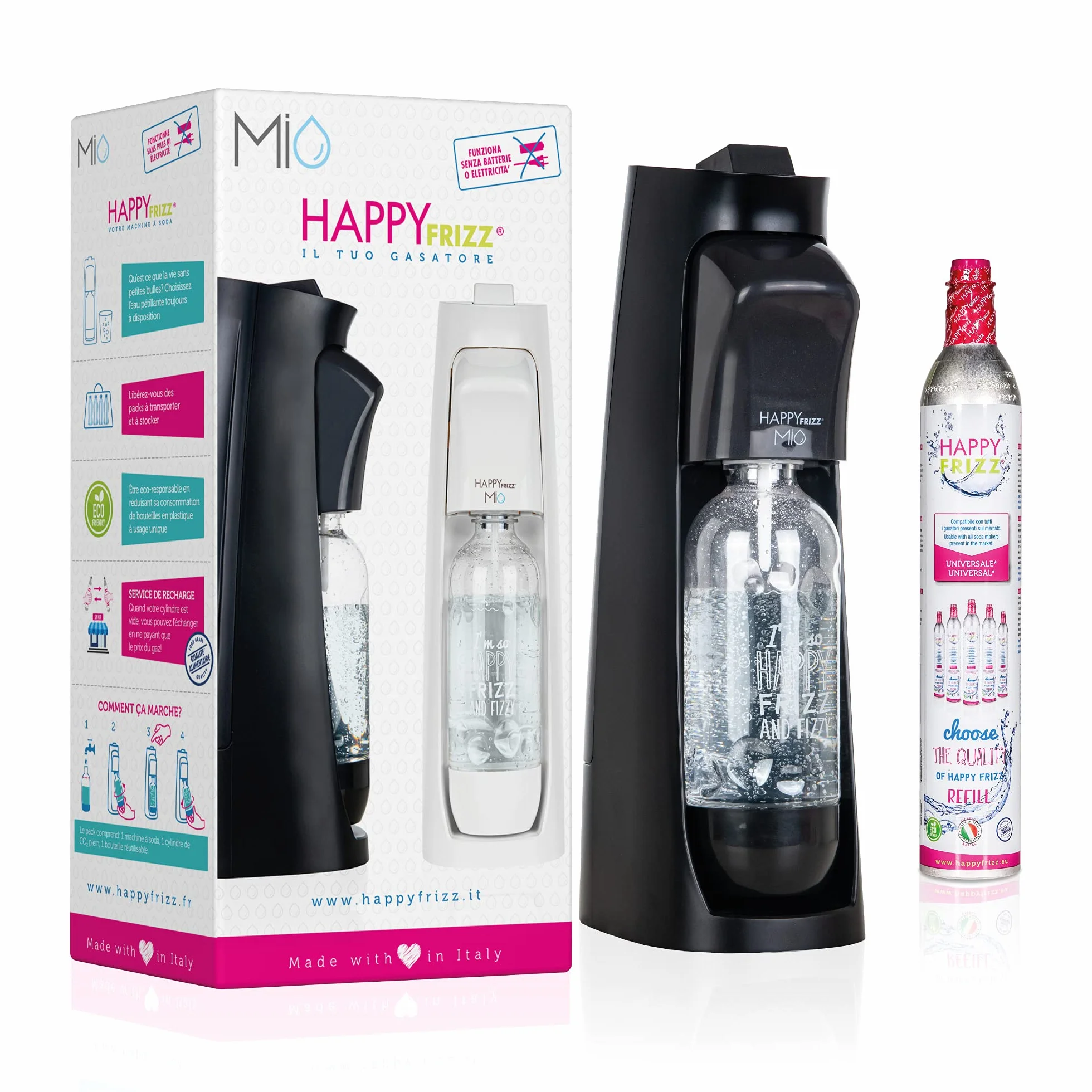 Happy Frizz GASATORE Mio - Black Opaco