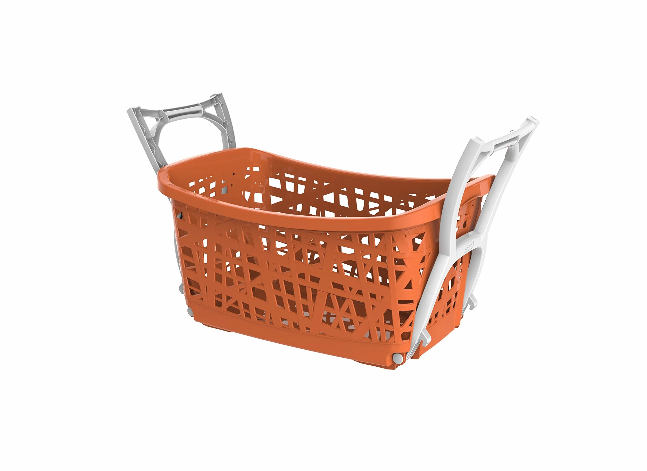 Cesta per bucato, Gambe reclinabili, Stand up, in Resina, Blu, 60,5x39,5x43 /65h cm, 44 lt