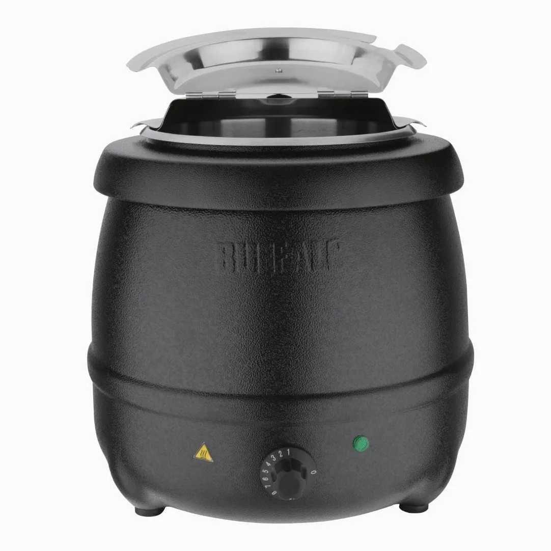 Buffalo Soup Kettle. 10 Litre. Black