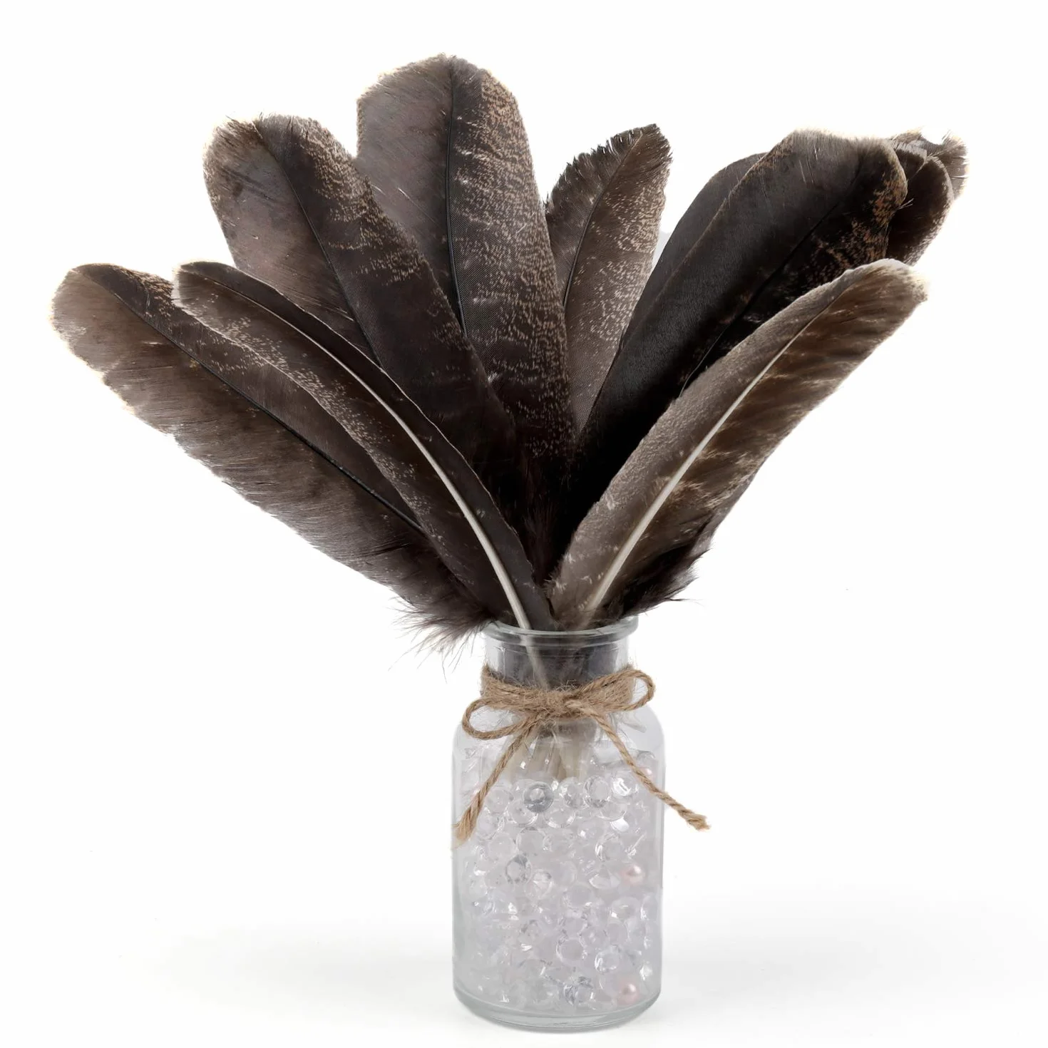 Piume di Fagiano Naturali 20-30cm Morbide per Artigianato Carnevale Decorazione 10 Pezzi