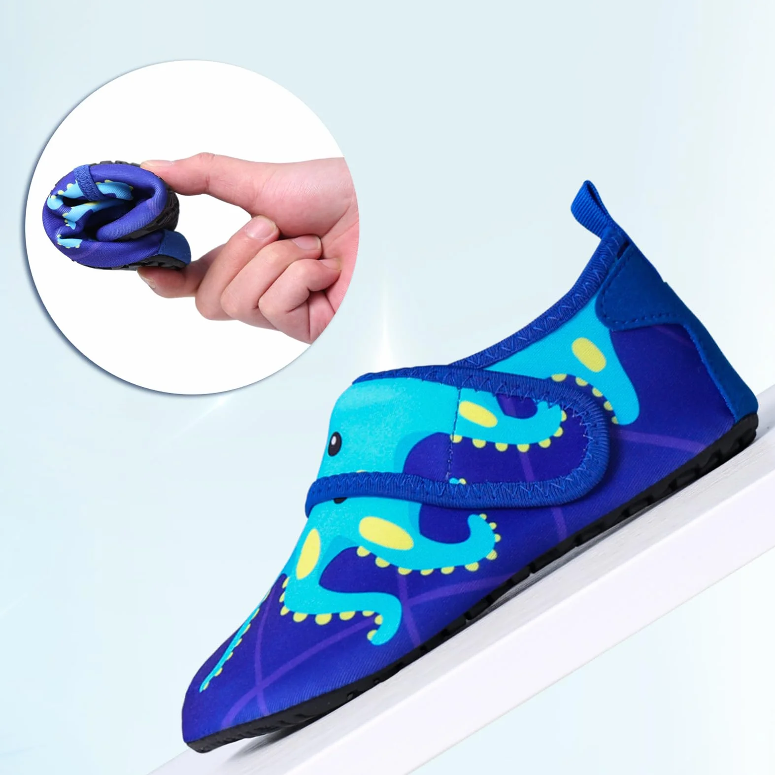 Scarpe da Scoglio Bambino Bambina Scarpe da Mare Antiscivolo Asciugatura Rapida per Surf Nuoto Sport