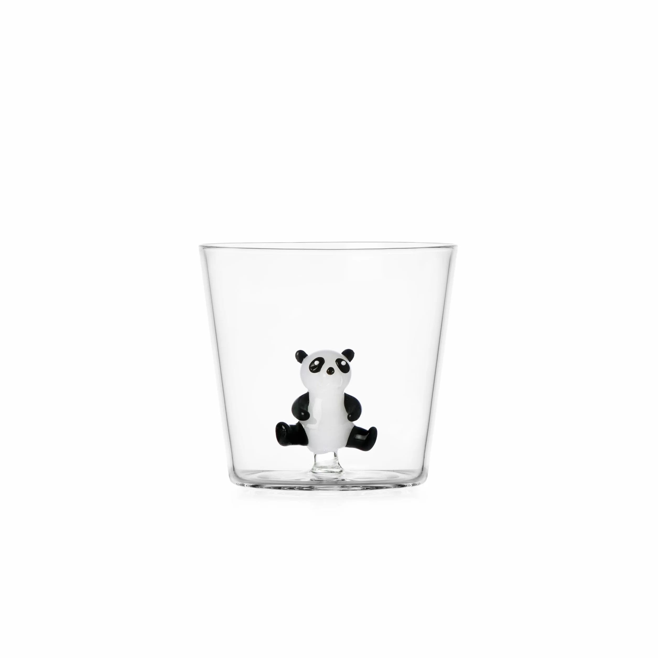 Ichendorf Milano Tumbler Panda 30 cl Vetro Borosilicato Fatto a Mano