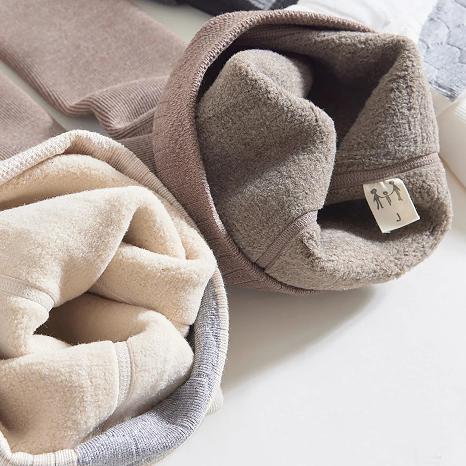 Leggings termici a coste per bambini, morbidi, elasticizzati, caldi, comodi, per ragazzi e ragazze, per il freddo, uso quotidiano, scuola