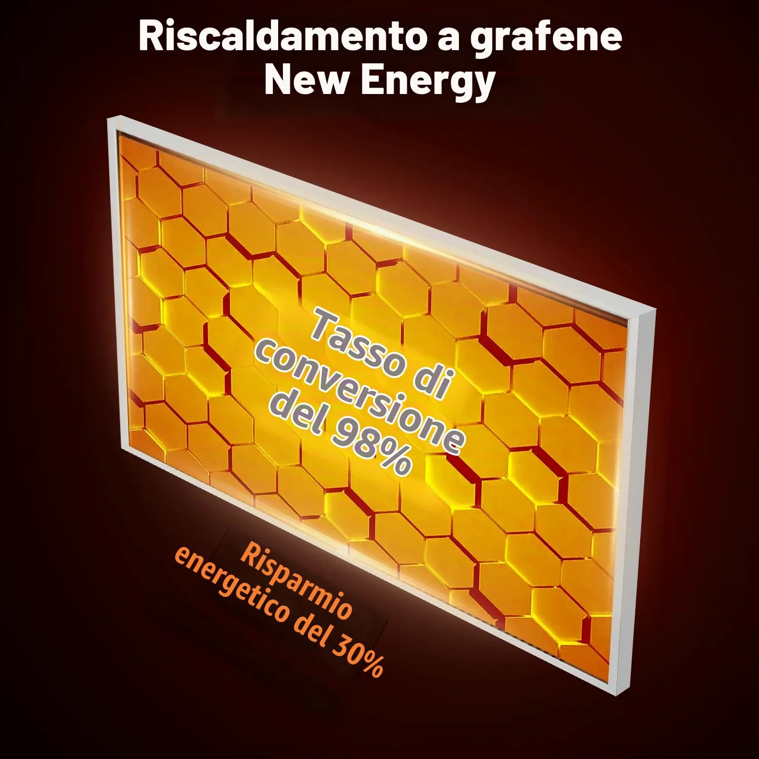 Pannello Radiante Infrarossi 800W, Stufetta Elettrica da Bagno | Riscaldamento al Grafene, Installazione a Parete, Termostato, Risparmio Energetico, Silenzioso, TÜV, Aurora Boreale