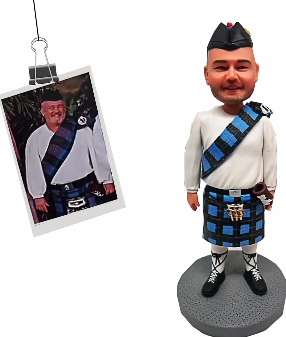 Figura personalizzata Bobble-Heads personalizzata, testa d'onda per adulti, arte personalizzata