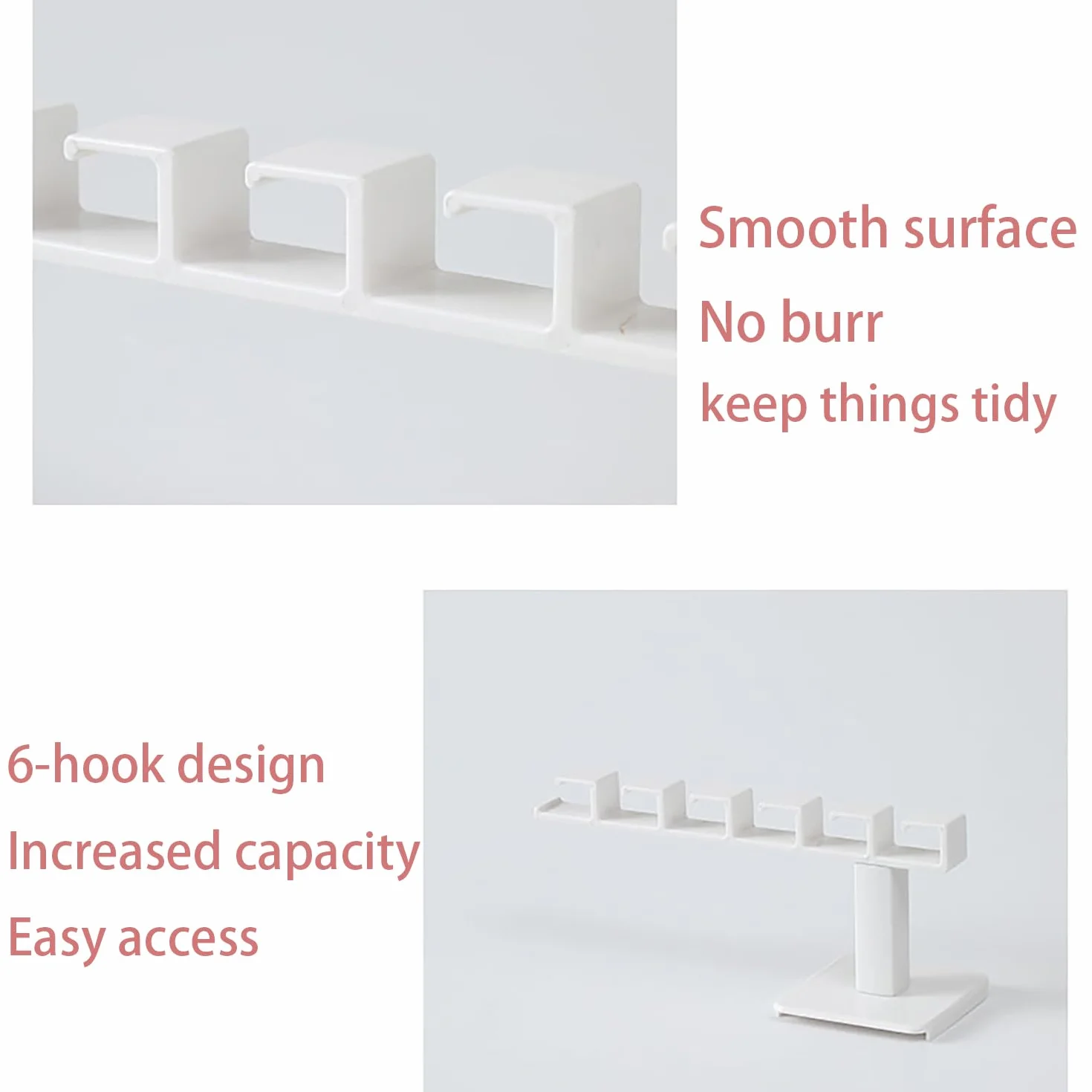 Porta Cappelli Appendi Espositore Organizer - 1 Pezzo, Bianco, Esteticamente Accattivante, Mantiene I Cappelli In Condizioni Impeccabili, Crea più Spazio di Archiviazione In uno Spazio