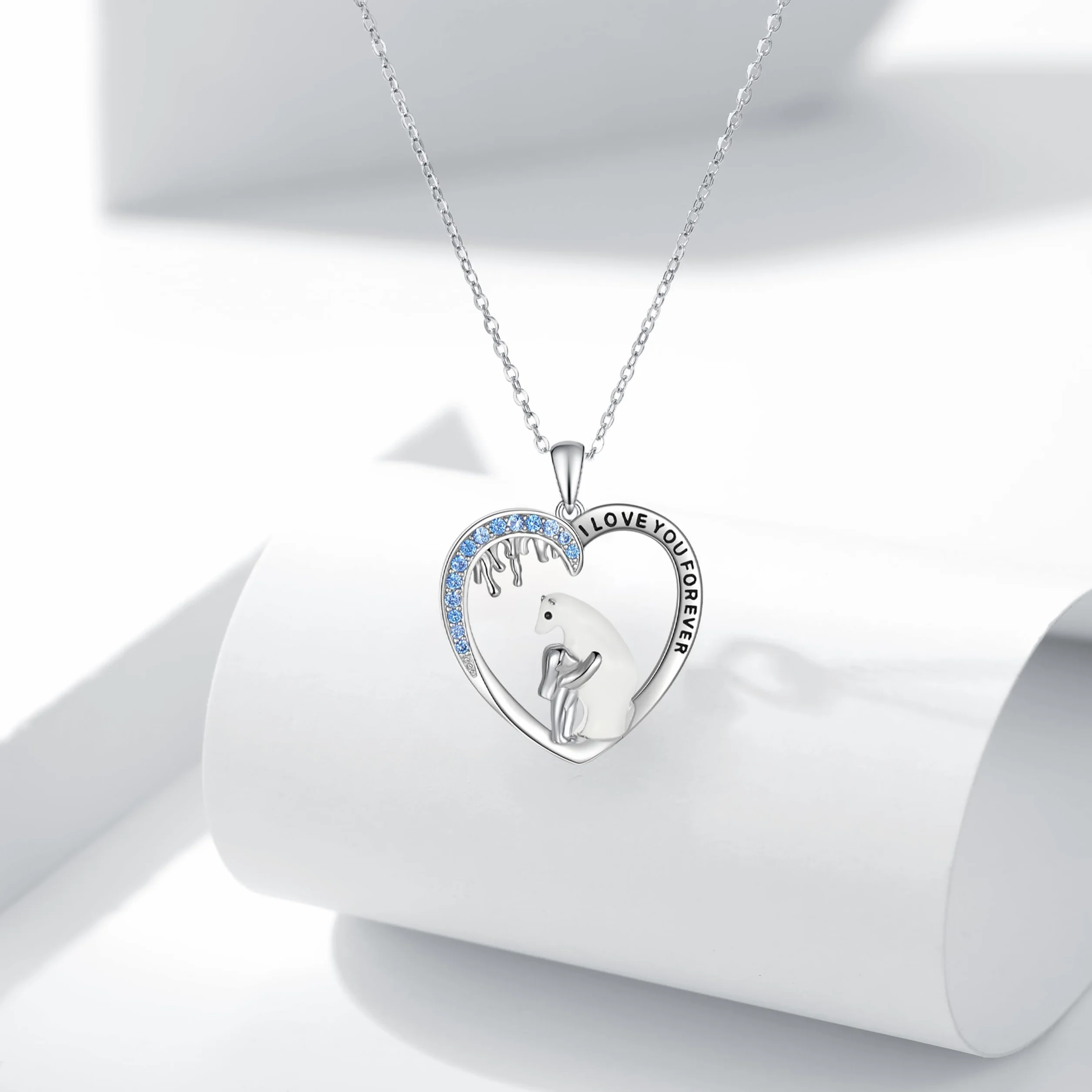 Collana Argento Sterling 925 Ciondolo Animale Carino Regali Per Donne