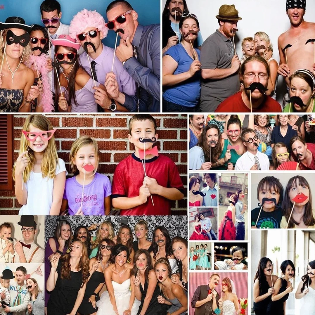 Jonami Foto Booth Props Nascita Bambina, Accessori Foto Divertenti Neonata, Photo Booth Props é Una Femminuccia Femmina. Decorazioni e Accessori di Scena per Selfie