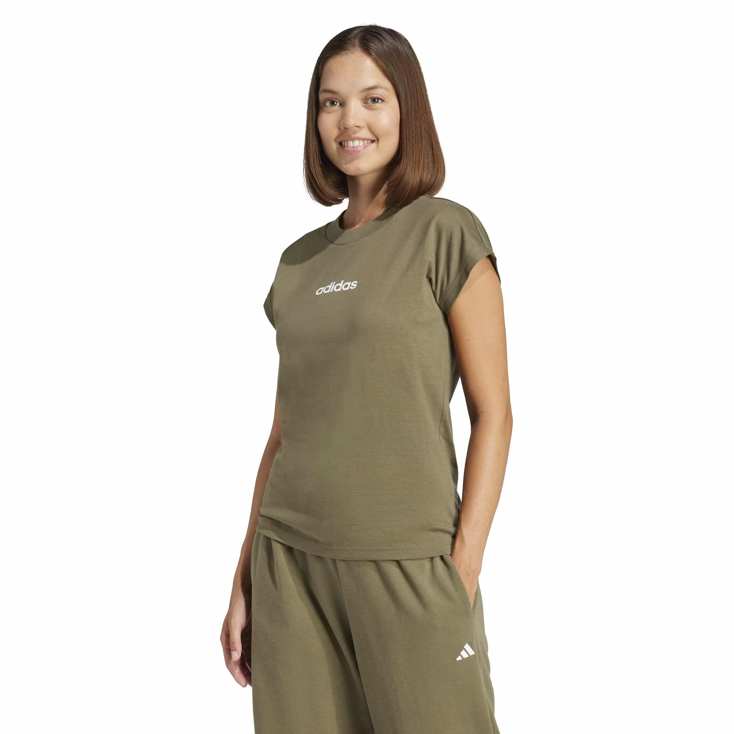adidas Essentials Linear Cotton T-Shirt Women