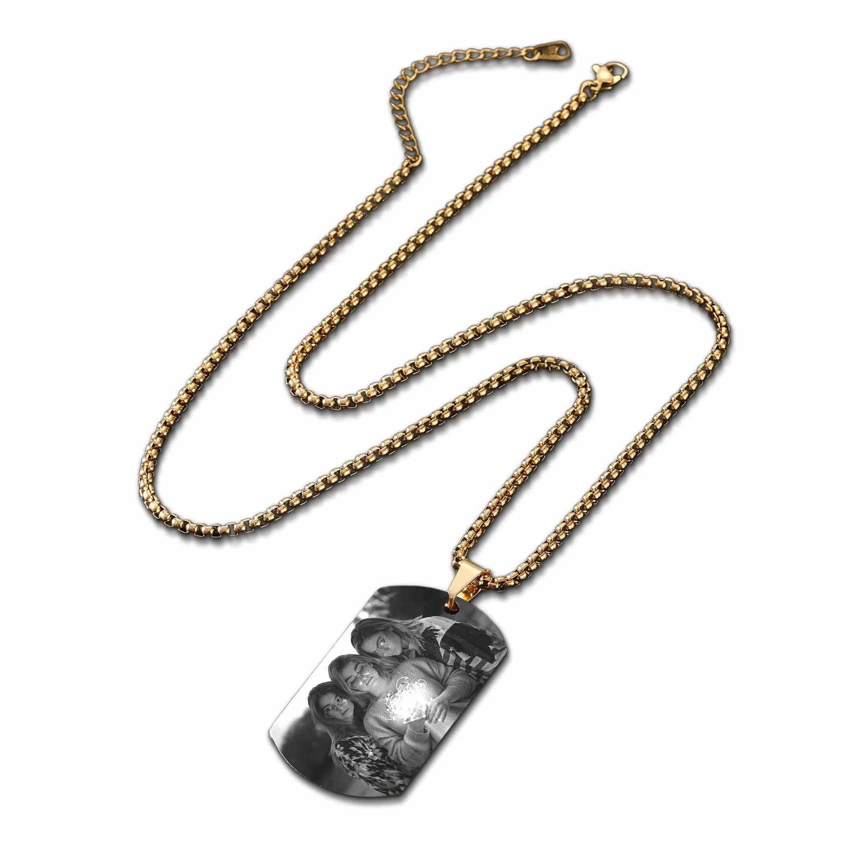 MeMeDIY Medaglietta per Cani Personalizzata Pendente Collana Acciaio Inossidabile Tungsteno
