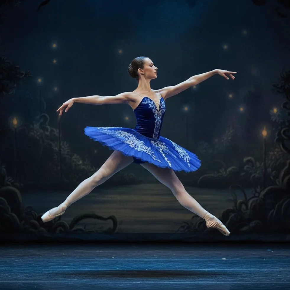 Tutù Competizione per Adulti Abito Balletto Lago dei Cigni Gonna a Sbuffo Professionale