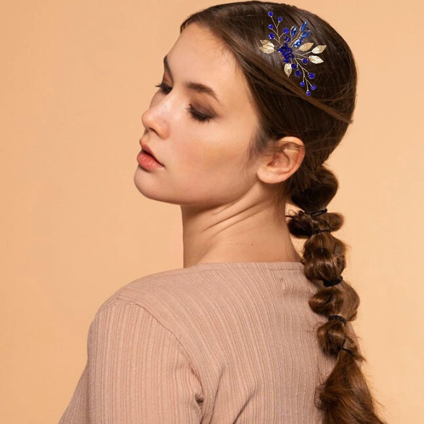 Pettine Retrò Copricapo A Foglia Accessori Per Capelli Da Sposa Donna