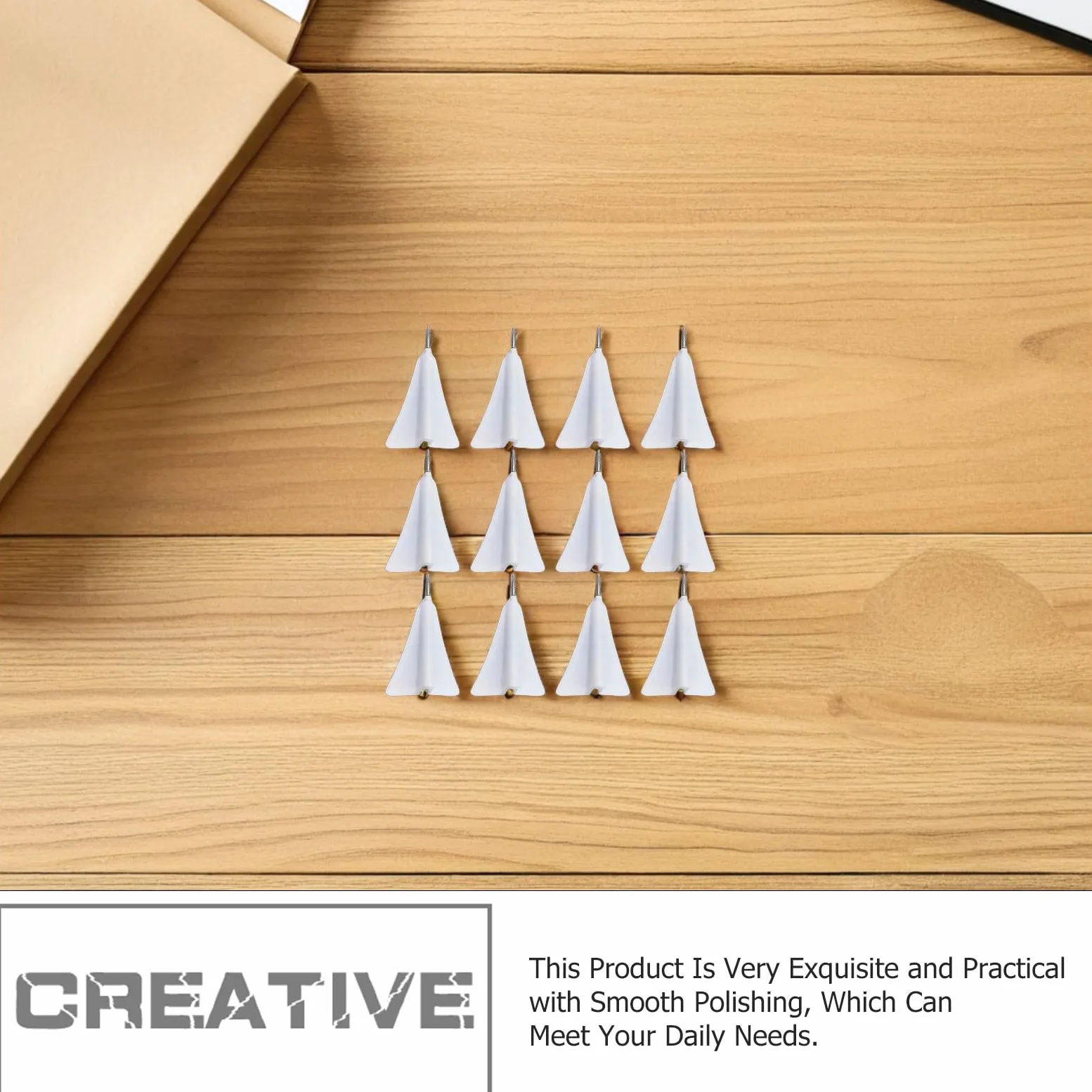 Totority Puntine da Disegno in ABS e Acciaio Delicate e Portatili a Forma di Aereo 12 Pezzi Resistenti e Perfette per Articoli di Cancelleria