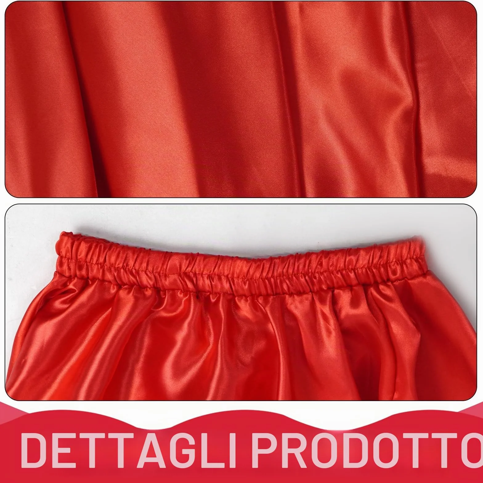 Baisdan - Gonna in Raso per Danza del Ventre, Costume da Festival, Gonna Lunga e Ampia