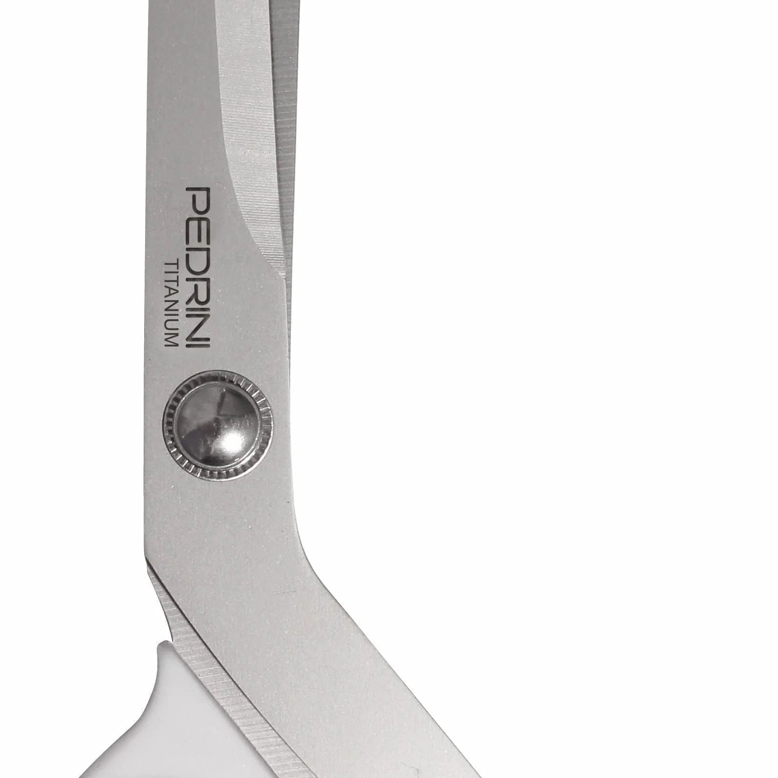 Pedrini 04GD002 Forbici con Rivestimento, Titanio, Bianco, 21 cm