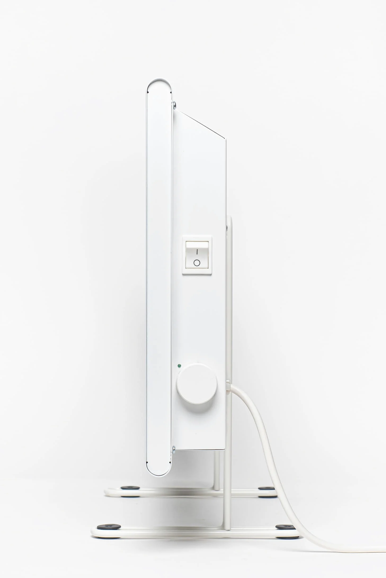 Adax Eco Basic - Termoconvettore elettrico con Termostato e Piedini | Stufetta elettrica basso consumo | Radiatore elettrico | Scaldino Elettrico 1400W | Bianco