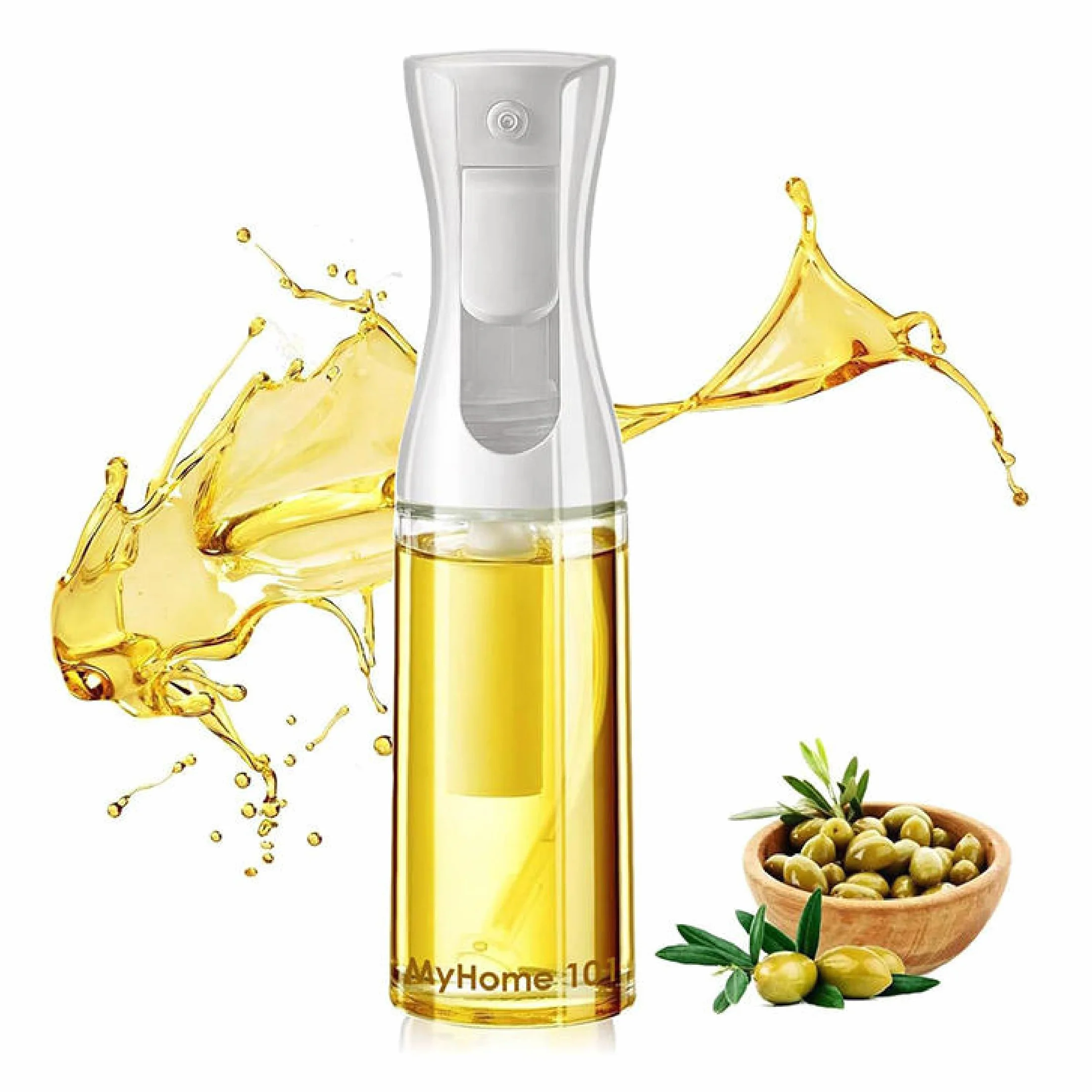 Spruzzatore Olio/aceto Spray Spruzzino Friggitrice ad Aria Spray Oliva 300 ml | Nebulizzatore Spruzza Olio Cucinare Forno BBQ Forno | flacone multifunzionale spry antigoccia Insalata