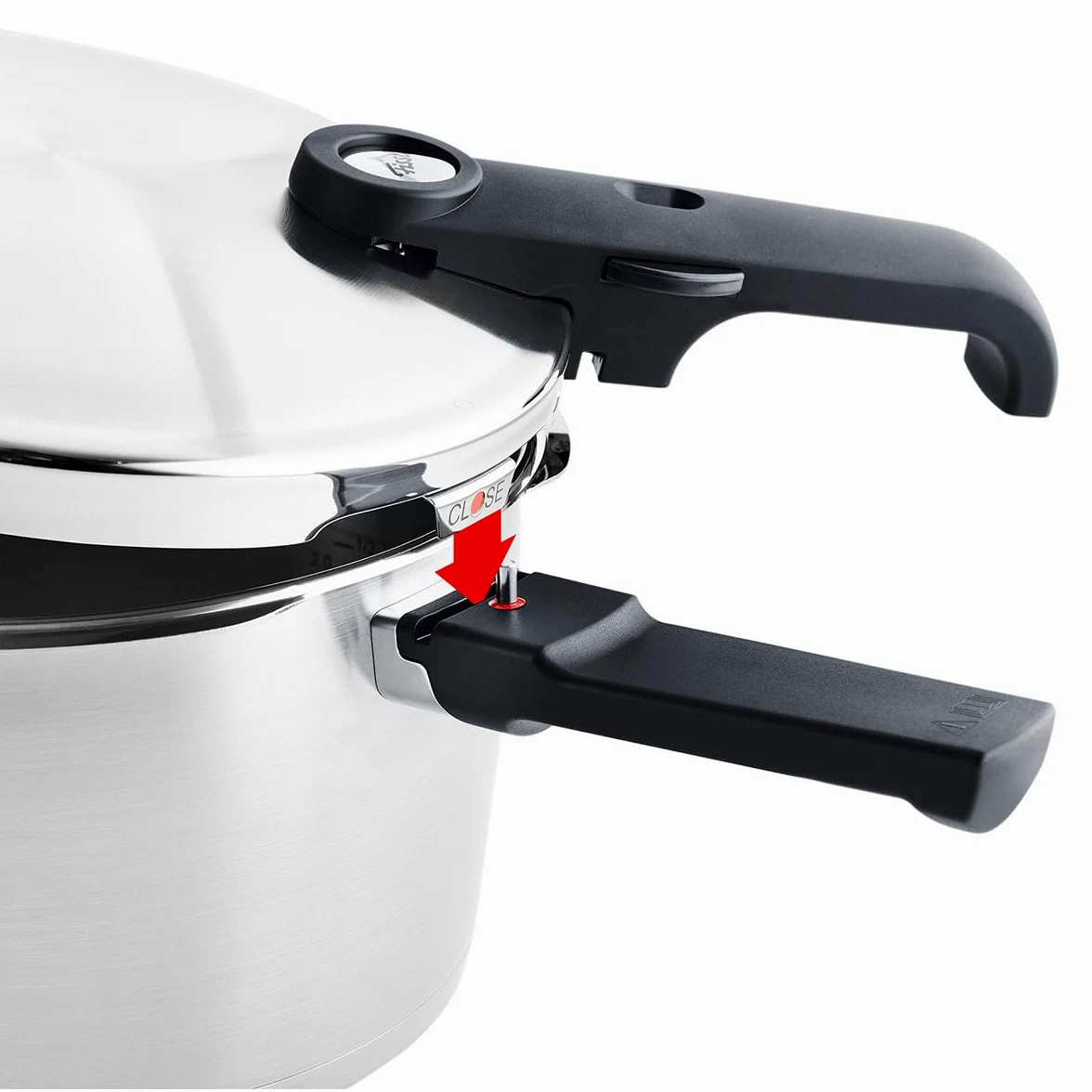 Fissler Vitavit Premium Pentola a pressione in acciaio inox 3.5 L, 22 cm, 4 livelli di cottura, incluso inserto, adatta a fornelli a induzione