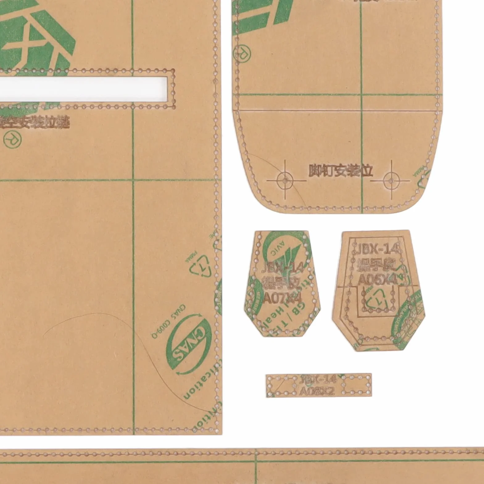 Stencil Acrilico Modello Borsetta Pelle per Realizzare Borse a Tracolla Accessori Cucito Fai da Te