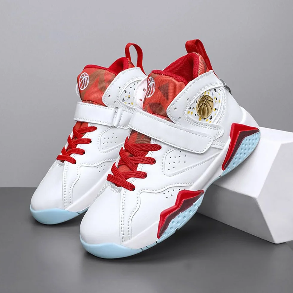 Hixingo Scarpe da Basket per Bambini e Ragazzi, Antiscivolo Traspiranti 28-39