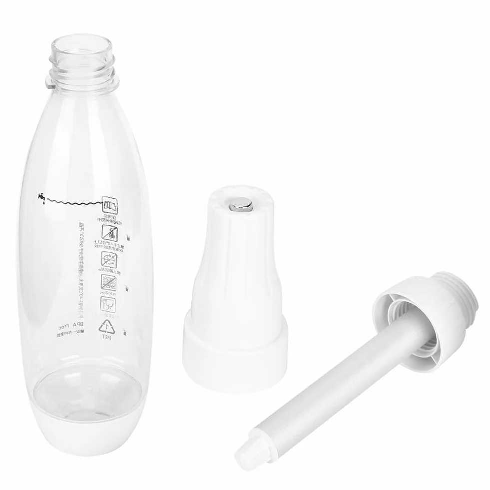 Macchina per acqua frizzante 1000ML, macchina per la soda della bolla della maniglia portatile distributore di bevande gassate fatte in casa