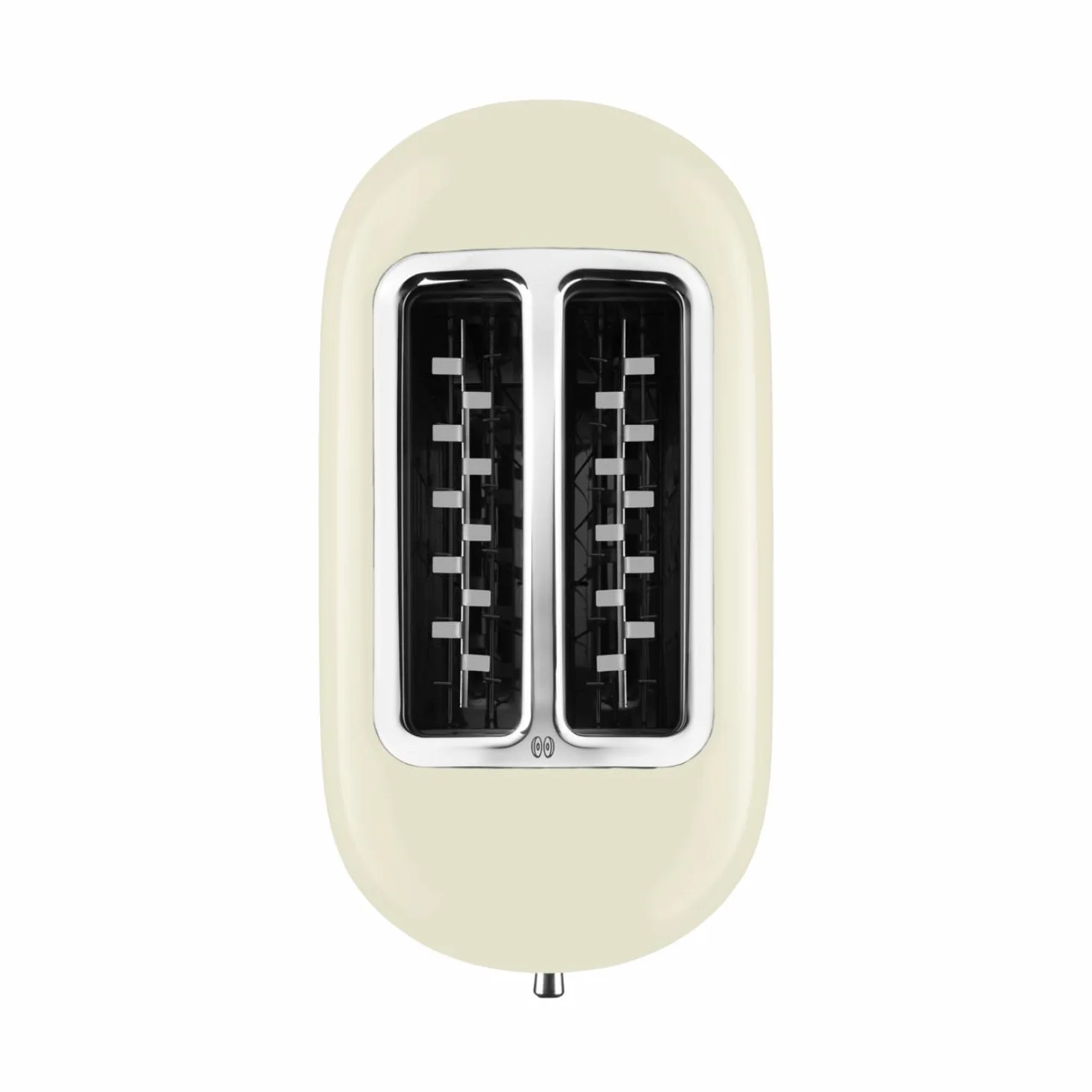 Kitchenaid tostapane - Artisan - Toaster 2 fette con scomparti extra-large e pinze autocentranti - Macchina per Toast con 7 Livelli di Doratura - Retro - Crema