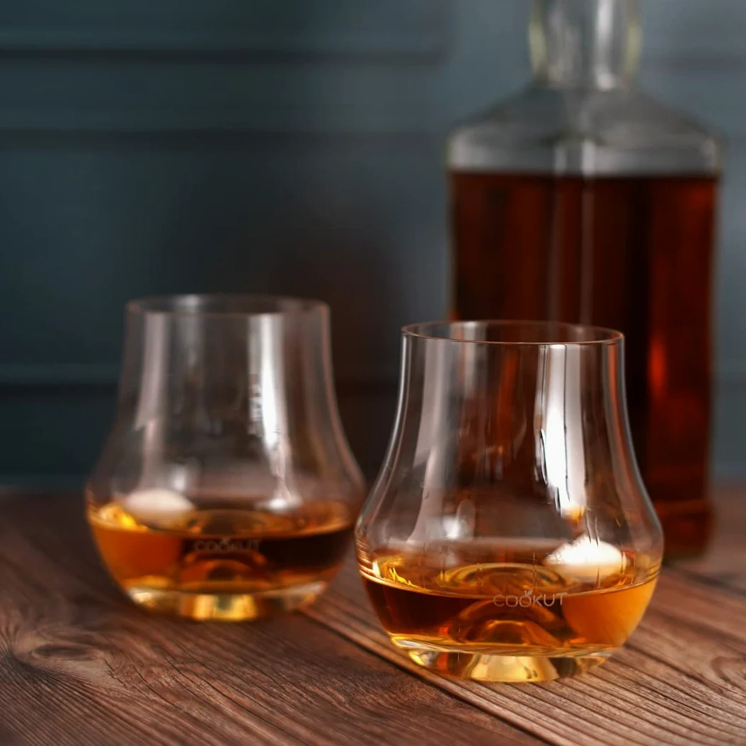 COOKUT - Il miglior bicchiere da degustazione del mondo - Set di 2 bicchieri da degustazione - Rivelate la finezza, la ricchezza e la complessità dei vostri distillati di carattere