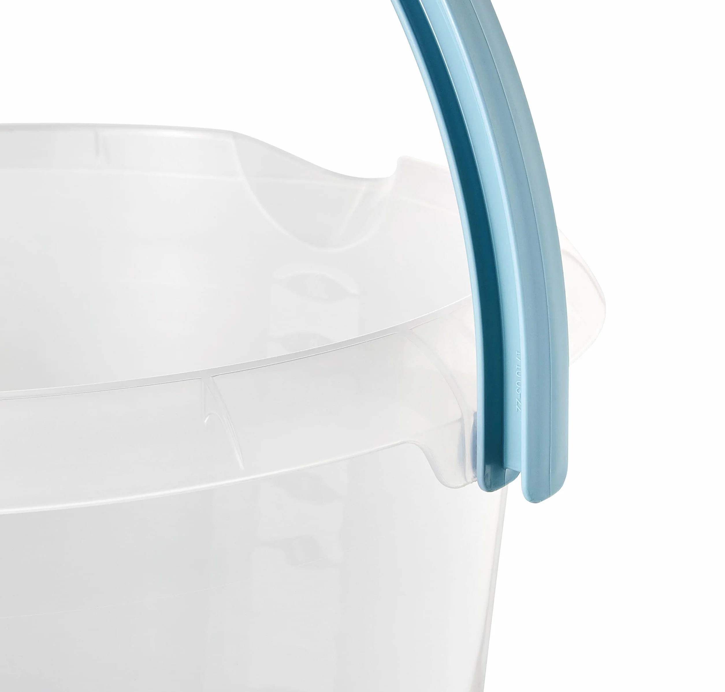 keeeper Secchio con Scala Graduata Integrata e Manico Ergonomico, 10 L, Mika, Trasparente