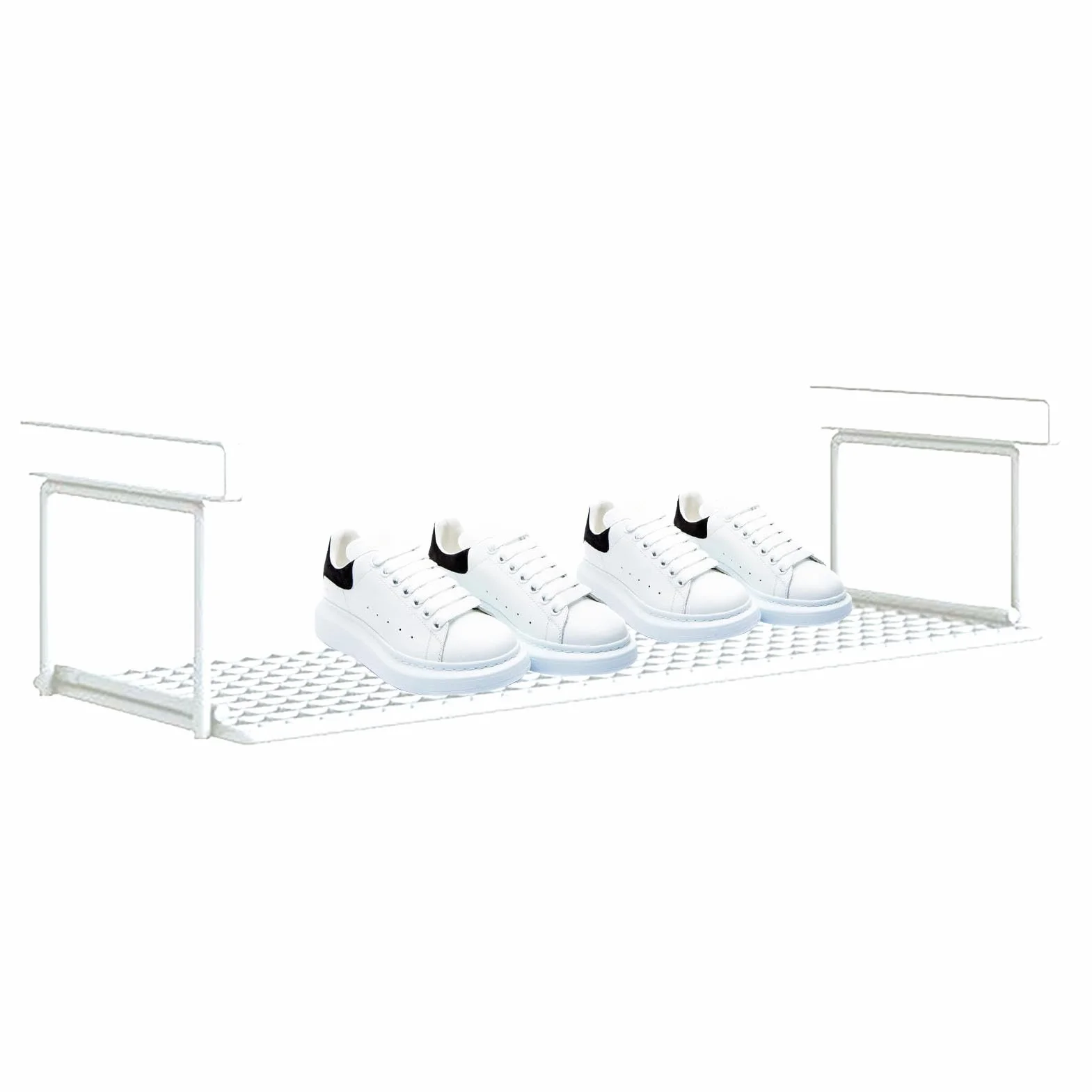 Scarpiera Regolabile, Ripiano Sotto Il Mobile | Ripiano Estensibile Per Organizer Per Scarpe, Versatile Scaffale Per Armadi, Dispensa, Lavanderia E Cestino Per L'organizzazione Dello Spazio