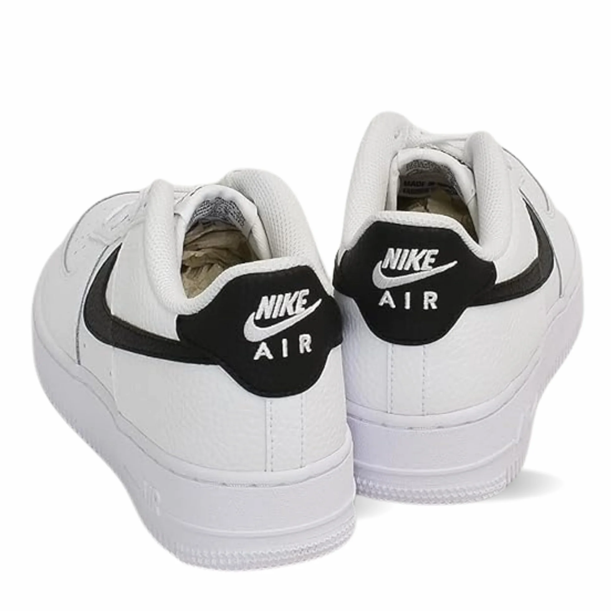 Nike Air Force 1 GS Basse Scarpe da Ginnastica Bambini Ragazzi Bianco White Black White 40 EU