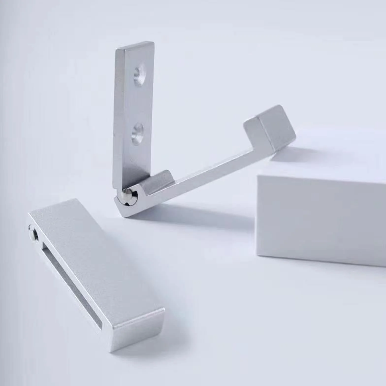 Ganci Pieghevoli Da Parete In Alluminio 4 Pezzi, Gancio Per Cuffie a 90° Supporto Bagno Cucina Camera Da Letto
