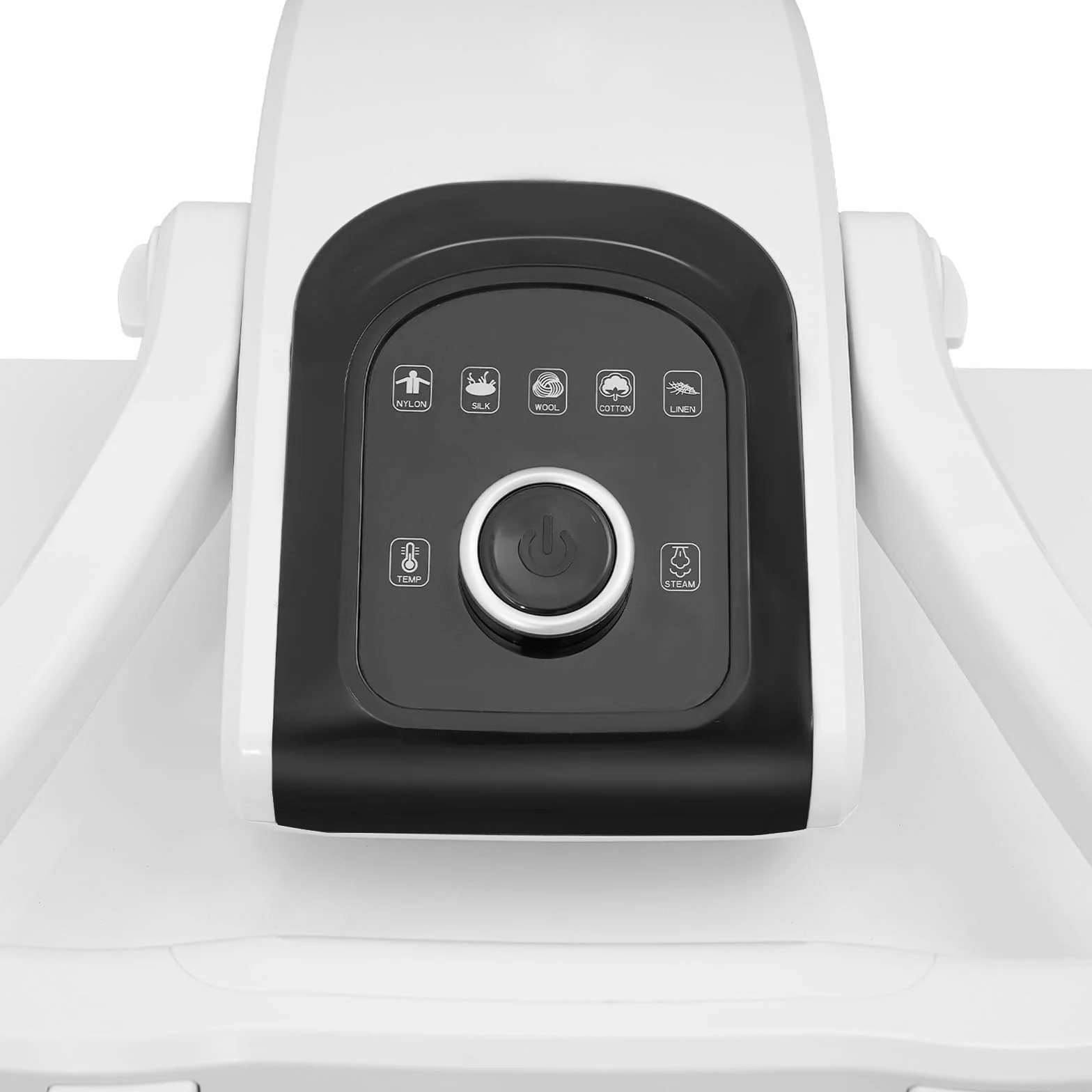 Pressa a vapore professionale, 2200 W, macchina da stiro intelligente, 91 cm, intervallo di temperatura 90-200 °C, 5 livelli di temperatura, forza autobloccante 8 kg, stiratura super veloce (bianco)
