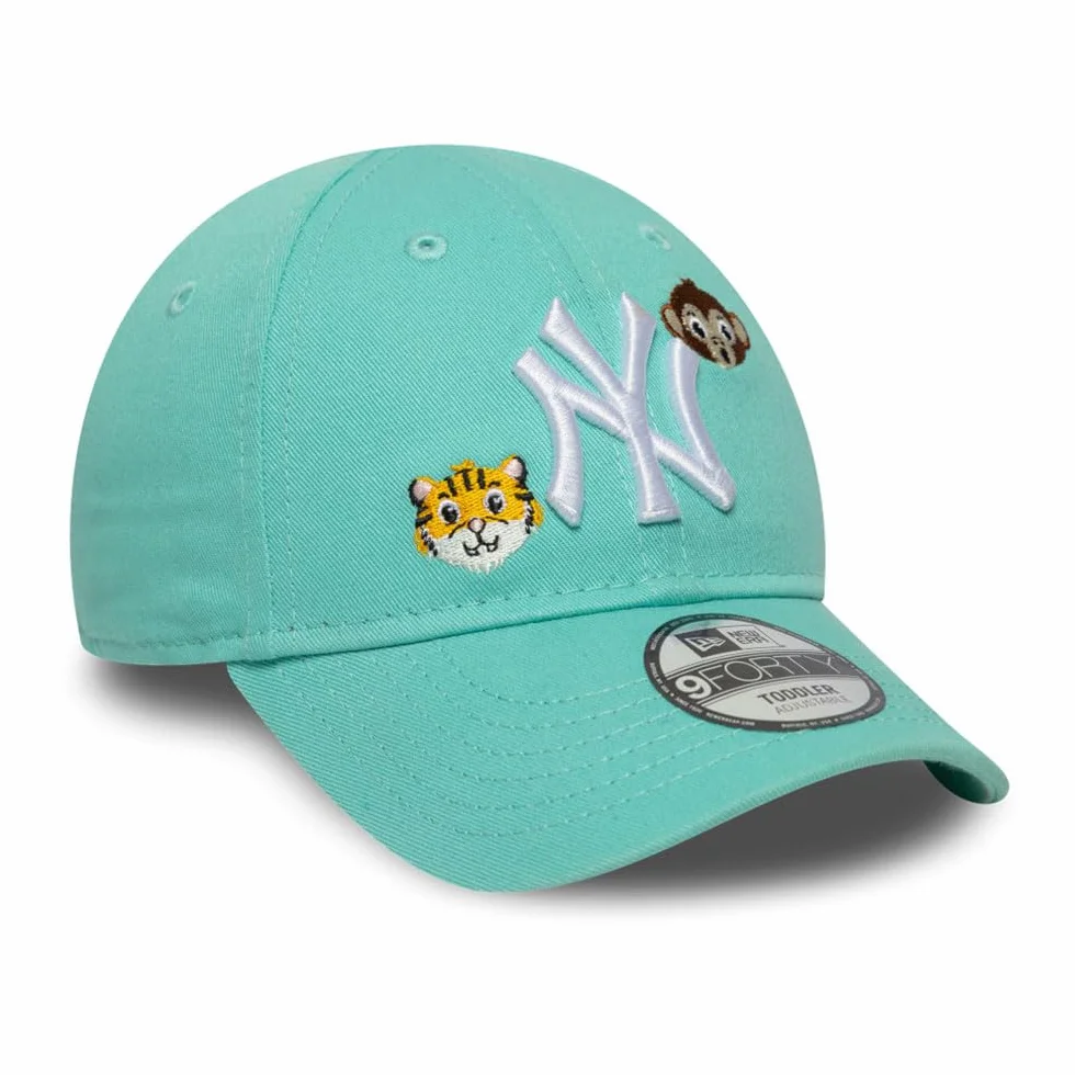 New Era 9FORTY Cappellino New York Yankees Icon Animal Teal Bambini