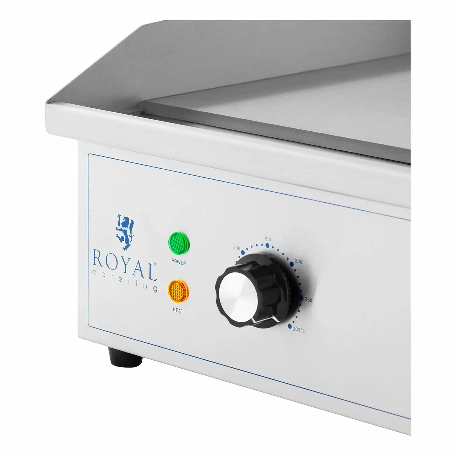 Royal Catering Piastra elettrica professionale 727 x 420 mm 2 4 400 W Da appoggiare Piastra di cottura per ristorante Commerciale per barbecue, snack bar, Esterno