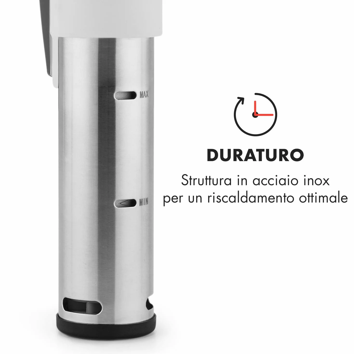 KLARSTEIN Quickstick Sous Vide Cooker 3D - Circolatore per Cottura Sous Vide, 1300W, 50-95 °C, Nero